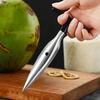 Coconut Opener Tool Set Stainless Steel Coconut Meat Scraper Coconut Opener