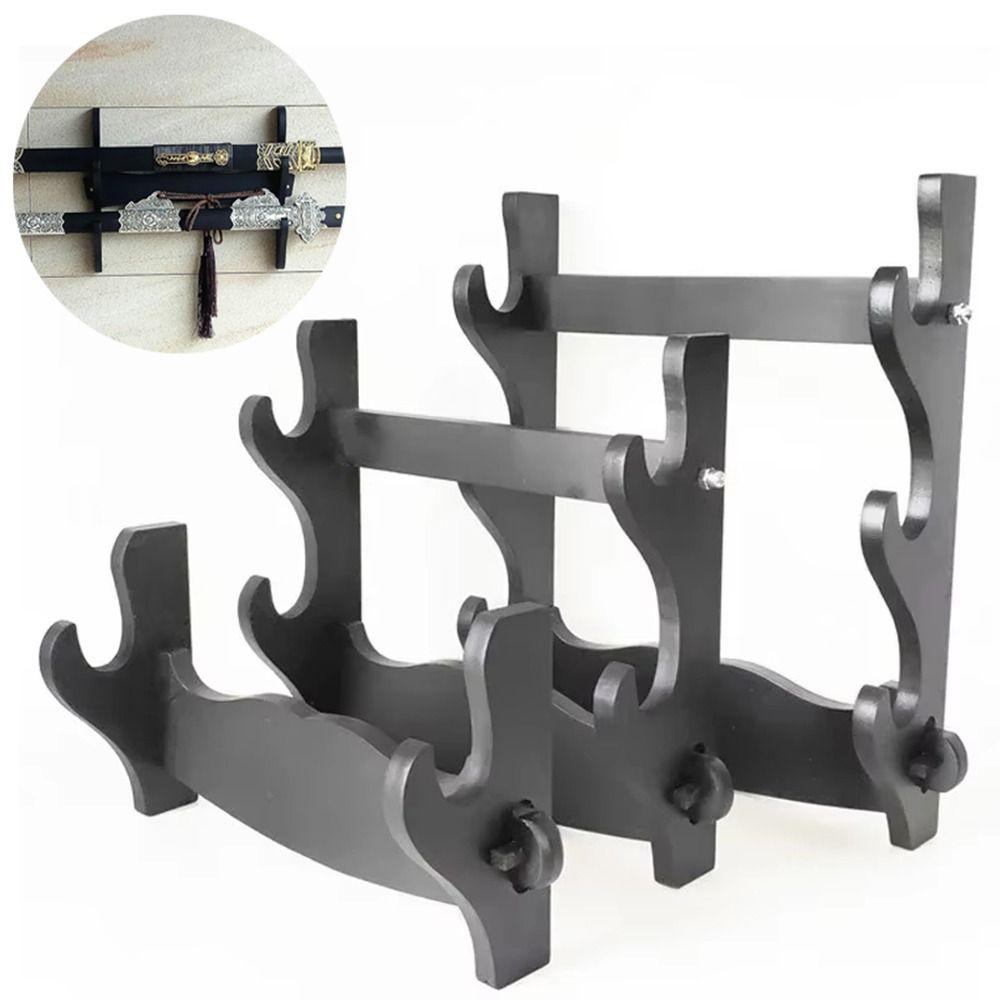 Компактные настенные держатели для световых мечей Самурайская полка для хранения световых мечей Декор в японском стиле