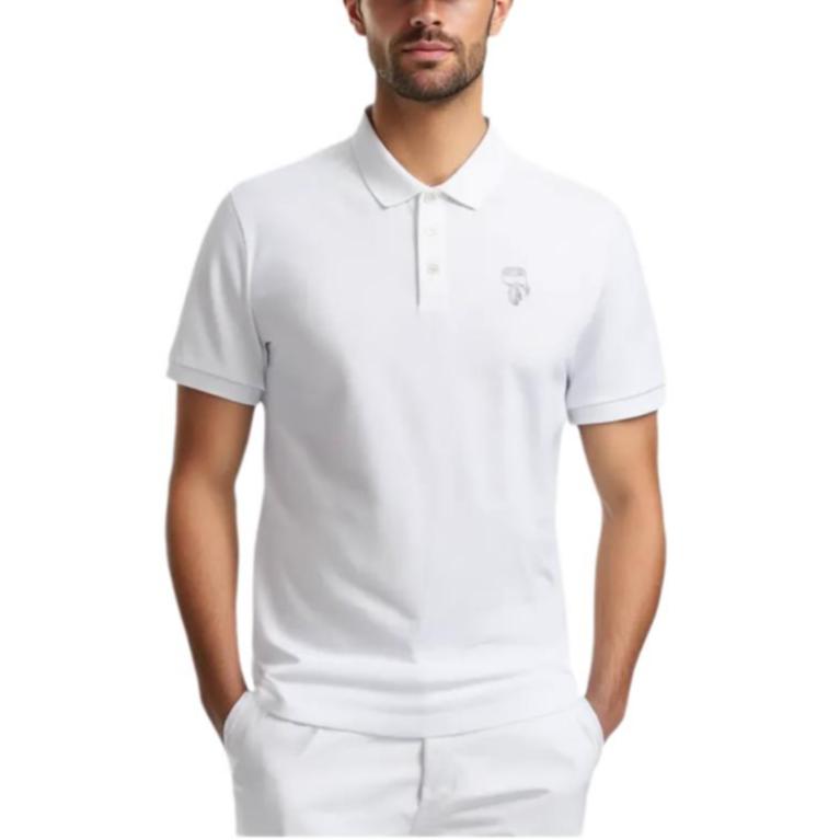 KARL LAGERFELD Polo Shirt Men's White M22N2002-