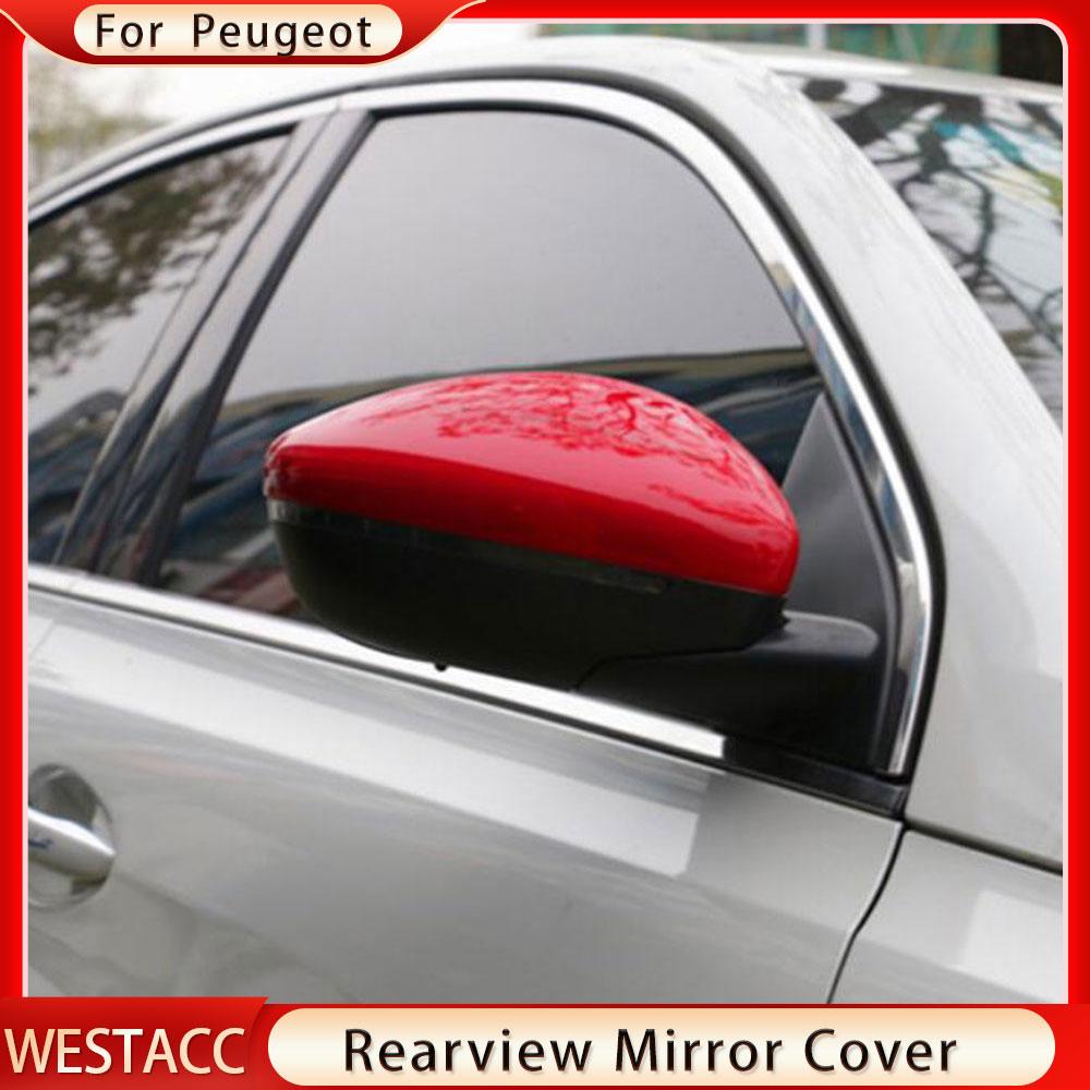 2 шт., защитная накладка на зеркало заднего вида для Peugeot 208 2008 2016-2022, чехлы для боковых зеркал
