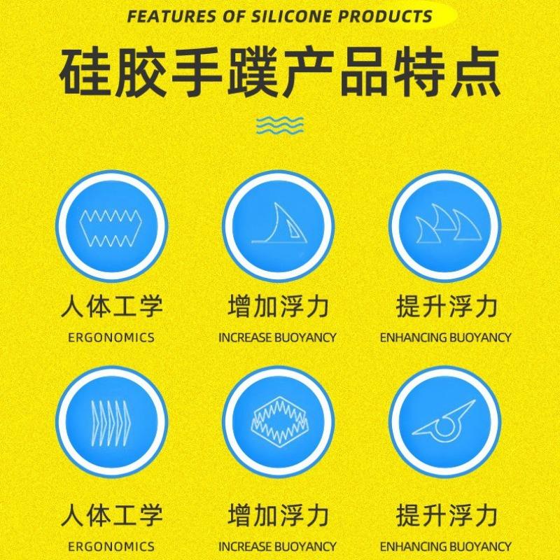Инвентарь для водных видов спорта Силиконовые перчатки для плавания в бассейне, спортивные, профессиональные, тренировочные, с перепонками для пальцев, для мужчин и женщин, спортивные, профессиональные