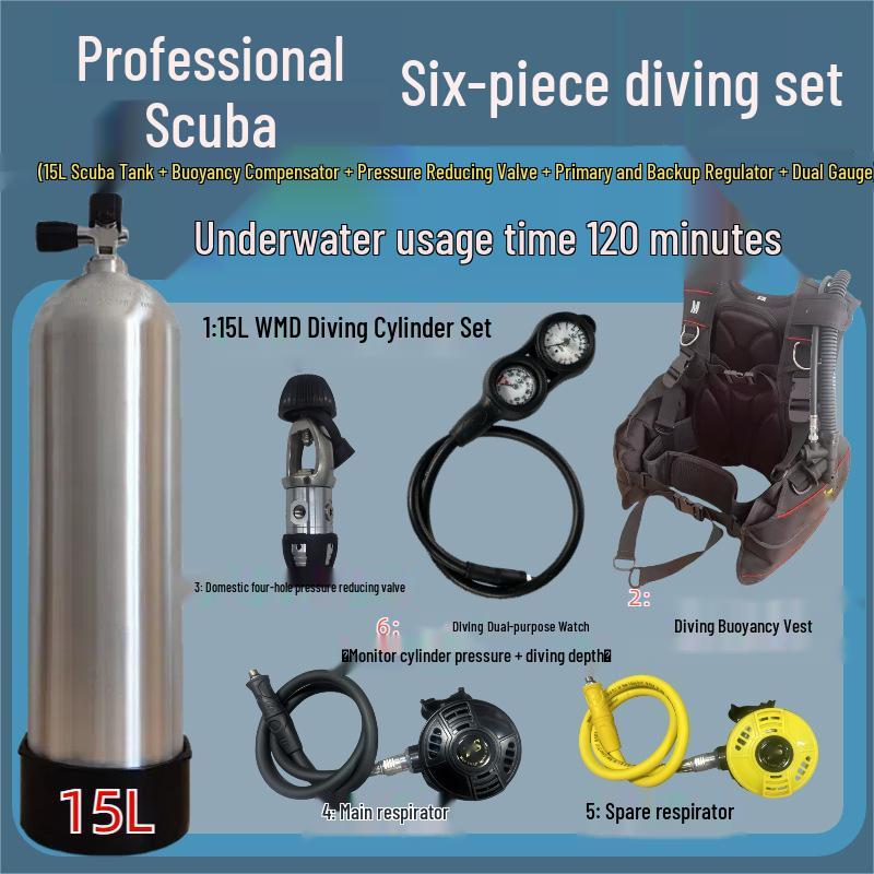 Scuba Diving Oxygen Tank & Emergency Gear