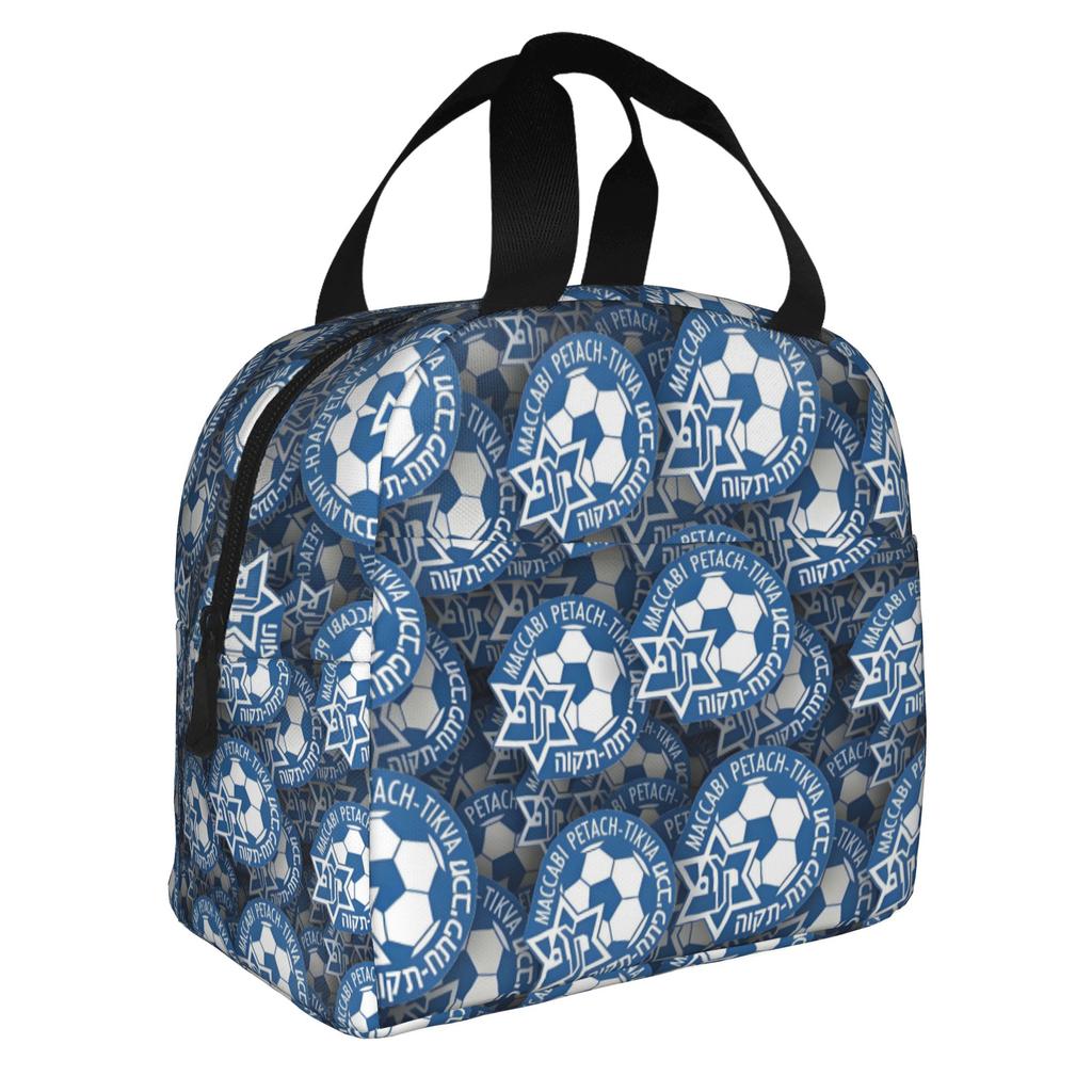 Footbally Beitar Jerusalem FC Soccer Insulated Lunch Bag for Work School Waterproof Cooler Thermal Lunch Box Women Men