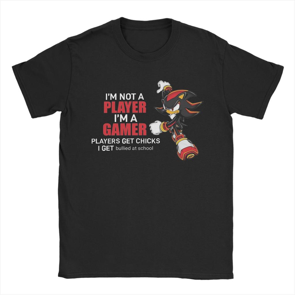 Shadow The Hedgehog T-Shirts Men Novelty Cotton Tees O Neck Short Sleeve T Shirt Gift Idea Clothes
