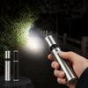 Rechargeable Telescopic Zoom Flashlight Super Bright White Laser Flashlight  Long Range