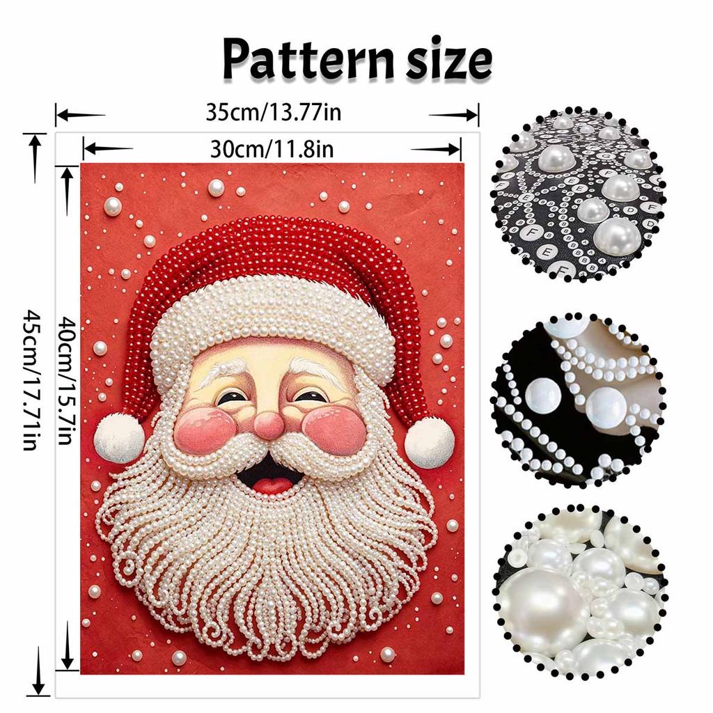 Christmas pearl painting art painting kit Santa Claus handmade diy home decoration painting
