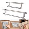 Дверной ящик для ванной комнаты Держатель для полотенец Вешалка для полотенец Полка для хранения всякой всячины из нержавеющей стали Кухня