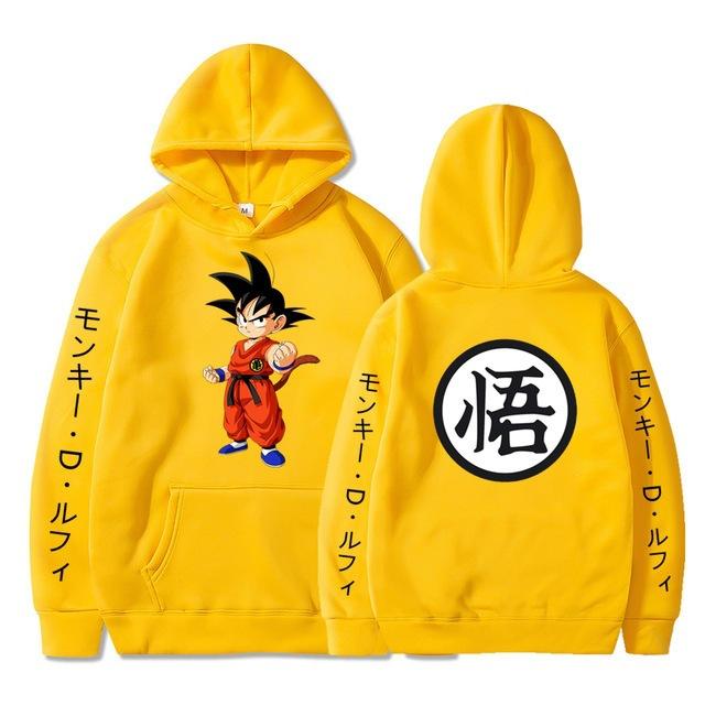 Dragonballs Goku, Perimeter Fleece Hoodie Sweater Anime Hoodie