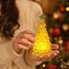 Светящаяся фигурка рождественской елки из смолы, настольное праздничное украшение и ночник для дома