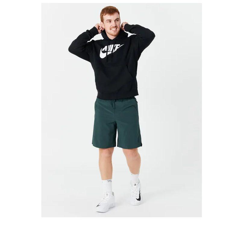 Nike Мужская толстовка с капюшоном и графическим принтом Sportswear Club Fleece BV2973-010