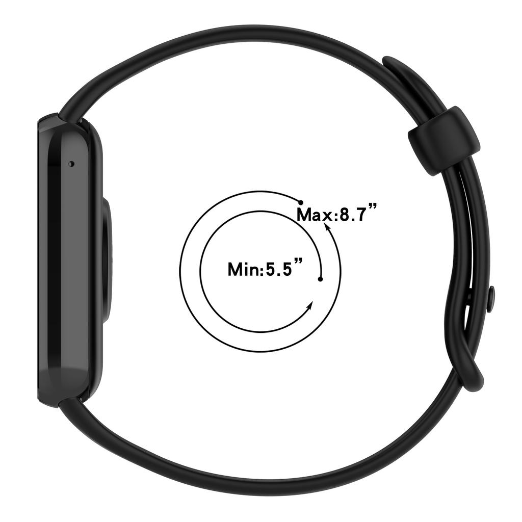 Official Silicone Band for Xiaomi smart mi band 8 pro/9 pro Strap accessories bracelet Replacement correa redmi watch 5/4 Strap