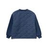 Li Ning 21FW Wu Chuang Wu Yi логотип буквенный принт сращивание однотонный круглый вырез свободная хлопковая куртка мужские куртки синий AWDRA65-4