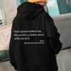 Толстовки с принтом Dear Person, толстовка на шнурке с длинными рукавами для зимней и осенней женской одежды