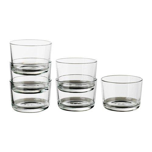 IKEA 365+ Стекло, Прозрачное стекло, 6 штук