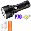 L2 P70 Powerful LED Flashlight USB Rechargeable Tactical Torch 26650 Battery Waterproof Camping Lantern Outdoor Emergency Lamp
