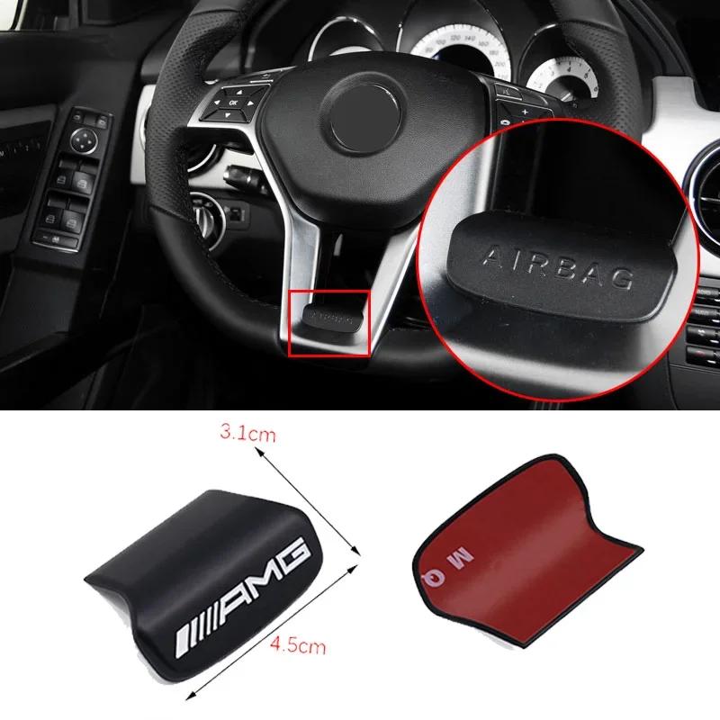 Car Steering Wheel Decoration Emblem Sticker Accessories For Mercedes Benz AMG Brabus Smart Maybach W204 GLC CLA W205 W203 W206 jgu7