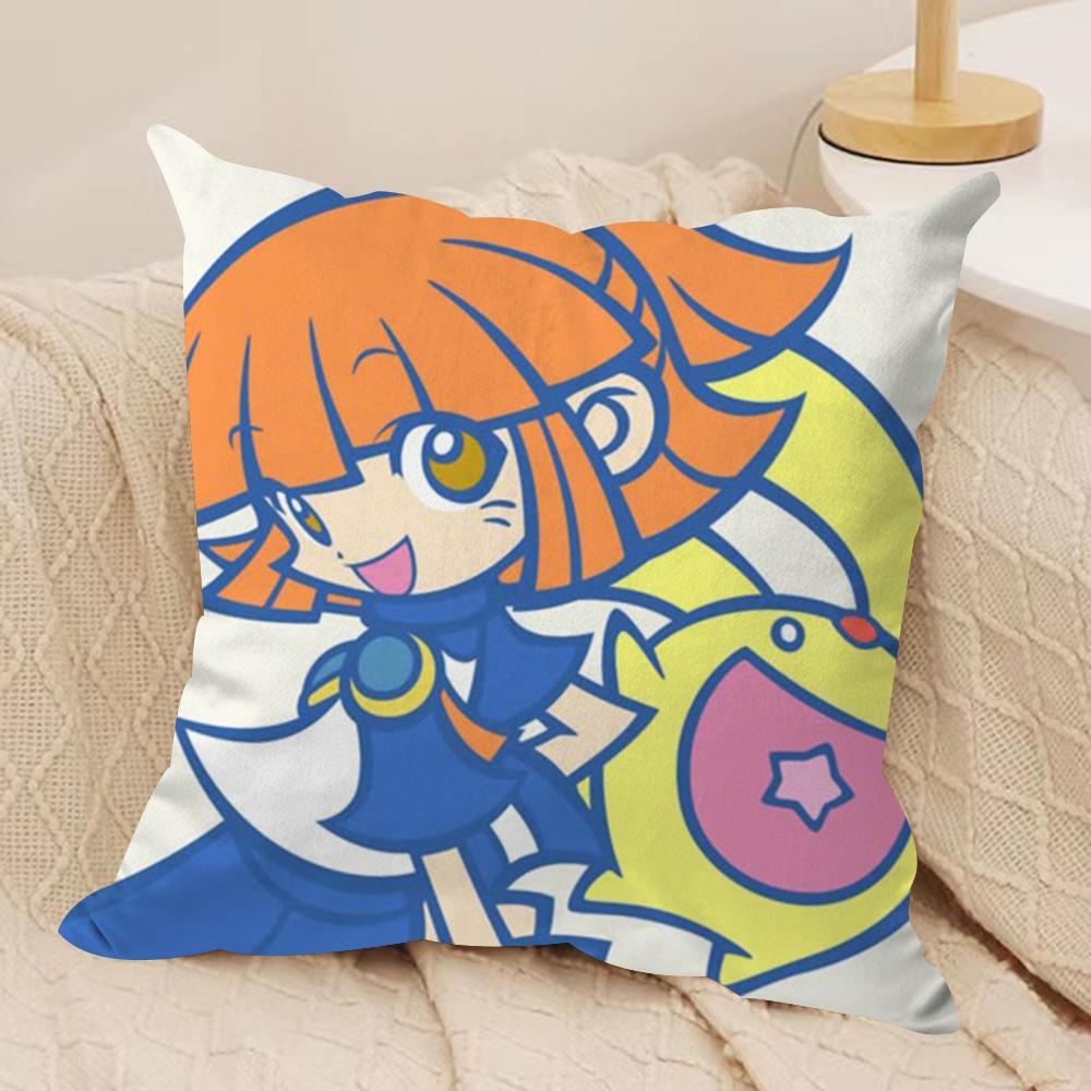 PPuyo PPop Fever Cushion Cover Soft Plush Fabric DoubleSided Printed Sofa Cushion Cover for All Seasons Home Decor Gift