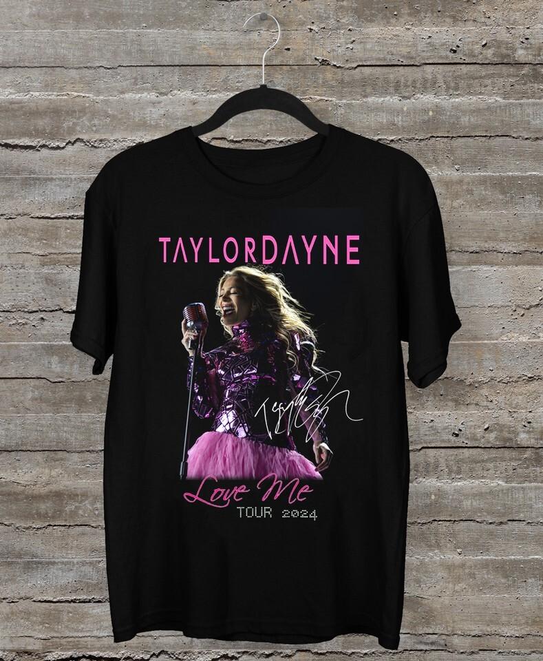 НОВАЯ футболка унисекс Taylor Dayne Love Me tour 2024 Черная Все размеры
