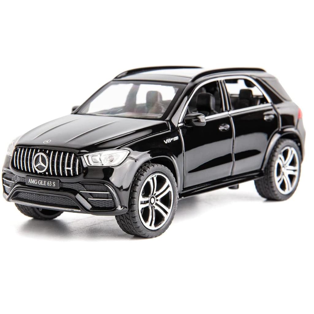 1/32 масштаб Benz AMG GLE 63S внедорожник игрушечный автомобиль, литая под давлением модель автомобиля с откидной спинкой со светом и звуком игрушечный транспорт для детей и мальчиков