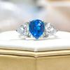 Кольцо Gessen Jewelry с имитацией драгоценного камня в форме капли воды - Элегантный бестселлер в простом стиле