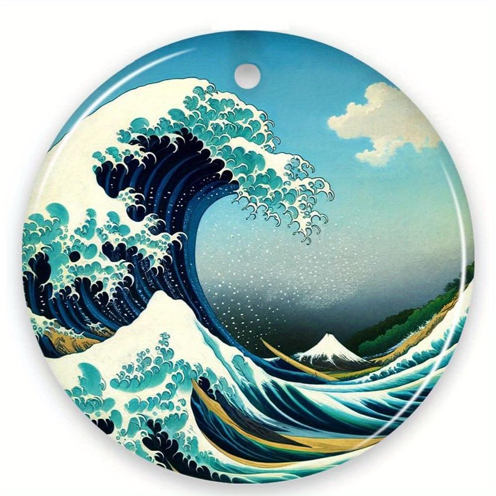 1 шт. 2D Плоская Деревянная Орнаментная Картина Маслом Девы Марии и Младенца Иисуса Нежных Объятий - 20 см