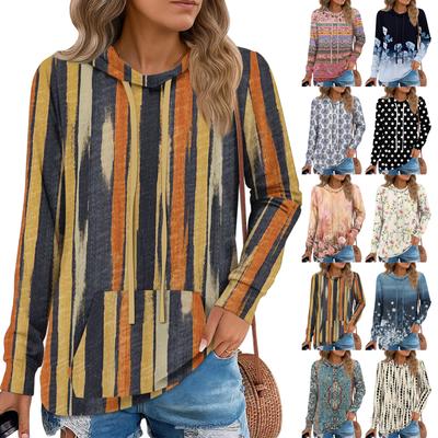 Женские худи-пуловеры, модные толстовки с капюшоном для девочек-подростков, женский осенний туник-топ