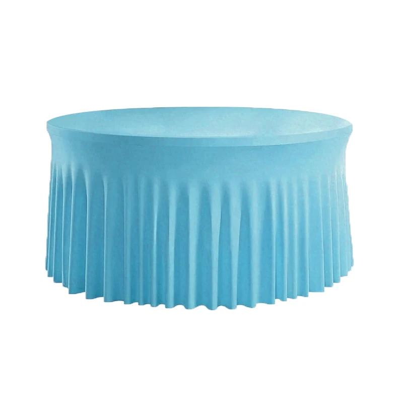Round Tablecloths,High-Density Black Polyester Covers, Wrinkle Resistant,for Dining,Banquets, Buffet Parties,Wedding Table Cloth