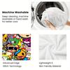 tokidoki 2D Flat Pattern Flannel Blanket High quality All Seasons Warmth and Comfort Perfect for Christmas Gifts.PMT0914024