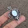Milky Opal Gemstone Handmade 925 Sterling Silver Jewelry Pendant 1.77" KKG-10