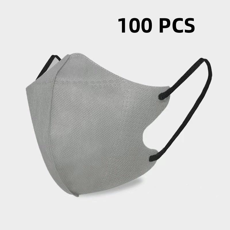 10/100 шт. 3D защитные маски Эффективная защита Дышащие Модные защитные маски Модные маски для лица Одноразовые маски
