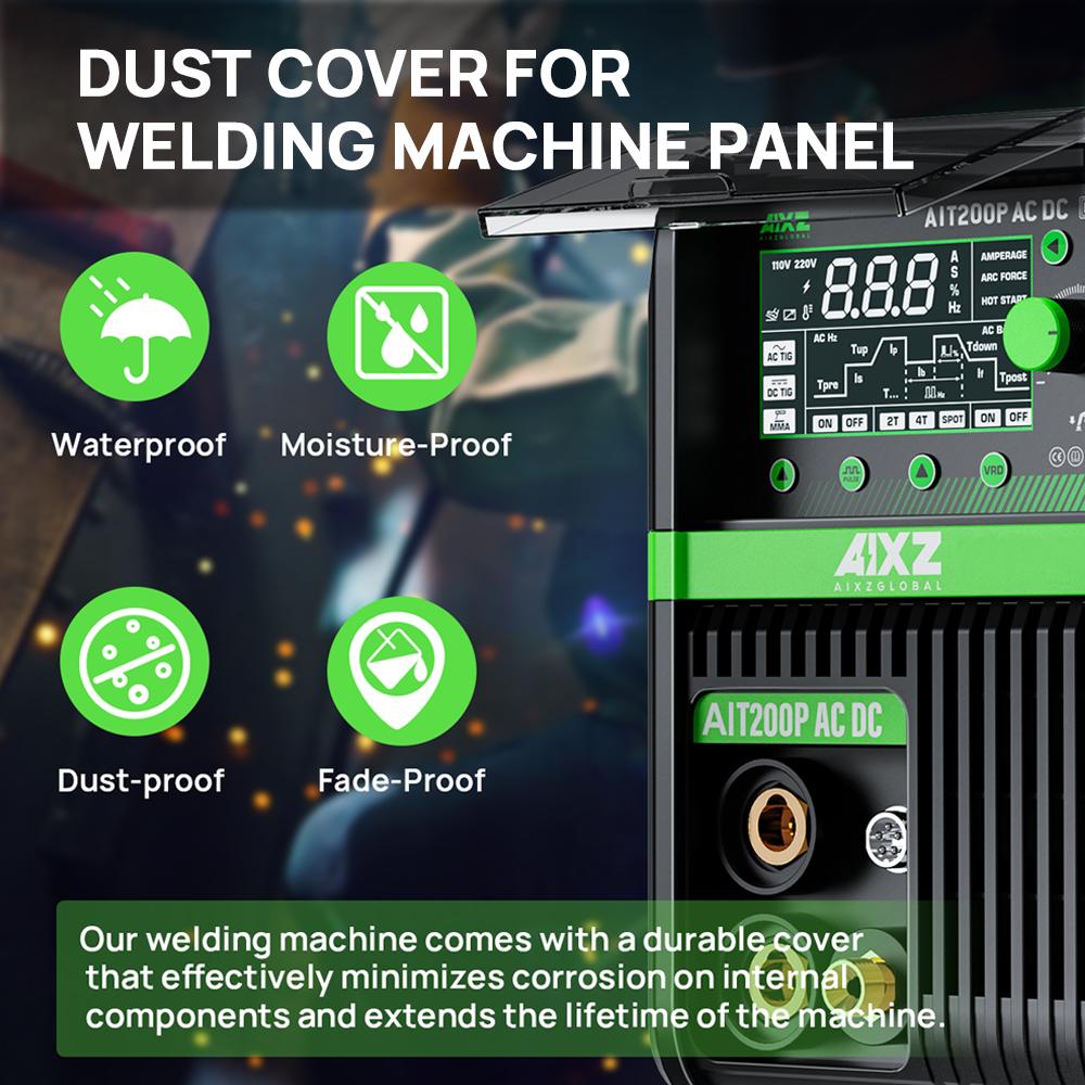 [ЕС]HITBOX Алюминиевый сварочный аппарат AIT200P ACDC TIG сварочный аппарат 5 в 1 ARC/TIG AC/TIG DC/TIG импульсный инверторный сварочный аппарат 200Amp IGBT 2T/4T TIG сварочный аппарат
