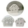 Mushroom House Candle Holder Silicone Mold 3D Houses Making Supplies Plaster Concrete Resin Candlestick Casting Molds