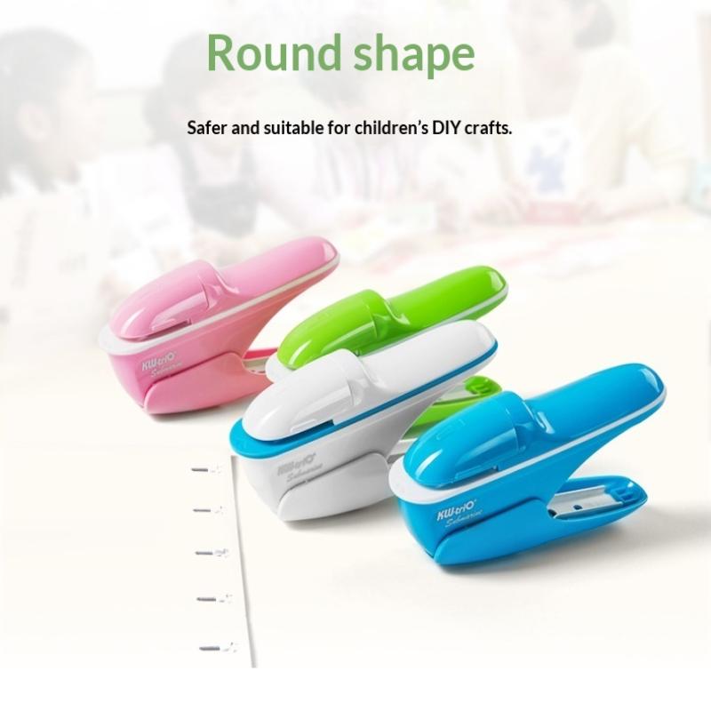 Настольный степлер без скрепок для фиксации до 8 листов для дома, школы, офиса, настольный степлер для билетной бумаги и переплета документов