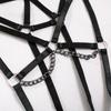 Women's Metal Chain Cutout Erotic Lingerie