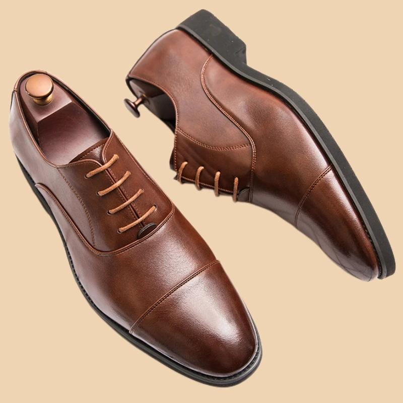 Оксфорды мужские туфли с красной подошвой модные деловые повседневные вечерние банкетные повседневные ретро резные туфли-броги на шнуровке