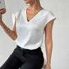 Women's Summer New Party V Neck Casual Short Sleeved Top