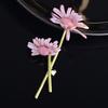 Fashion Small Daisy Brooch Enamel Elegant Temperament Pin Cute Japanese Flower Oil Drop Brooch Accessories