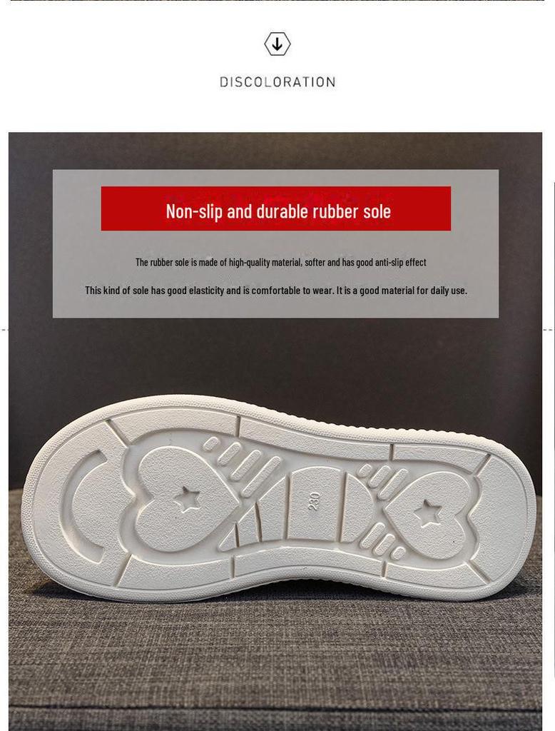 Весна 2025 г. Женские белые кроссовки из натуральной кожи с ракушечным носком и толстой подошвой