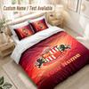 Custom Name Bedding Set 3 PiecesSunderland FC Print Duvet Cover + 2 Pillowcases Soft Bed Decor