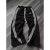 Y2K Retro Straight Pants Tracksuit Streetwear Pants Personalized Pant Leg Zipper Embroidery Hip Hop Casual Joggers Men Pants
