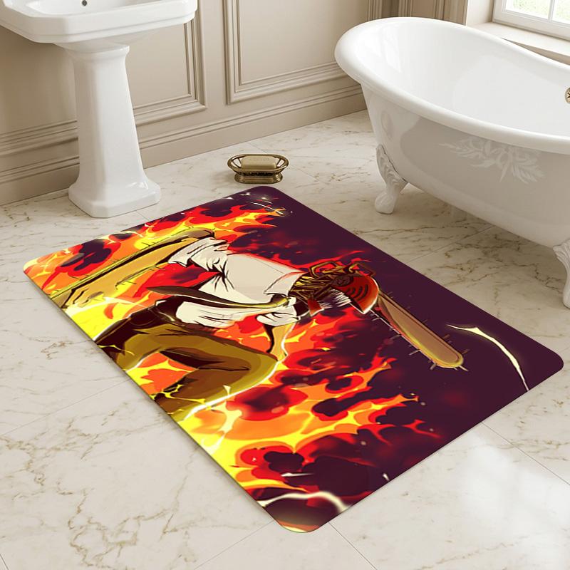 Chainsaw Man Living Room Nonslip Area Rug Soft Carpet For Bedroom Game Playroom Sofa Office Home Decor Doormat Christmas Gift C9302630