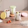 Portable Salad Cup with Fork Fruit Storage Container for Fridge BPA-Free Leak-Proof
