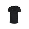 Dri-Fit One Solid Print Quick-Dry Sports Round Neck Short Sleeve T-Shirt Women Tops Black DD0627-010