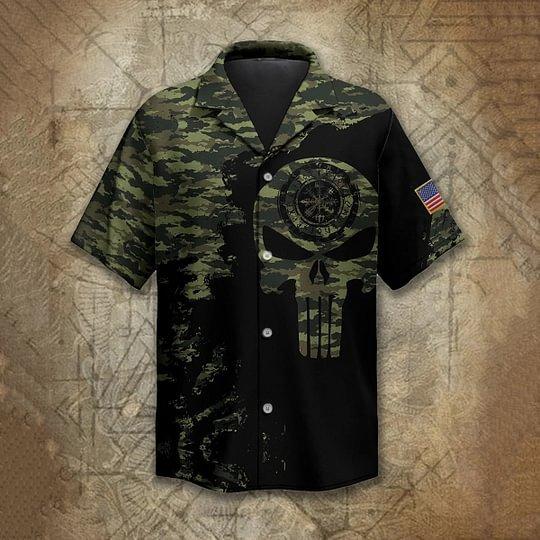 Summer new Hawaiian shirt men's digital printing short sleeve source factory one piece is versatile