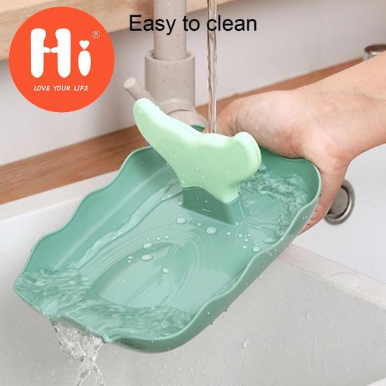 Hi Fishtail Design Стойка для крышки кастрюли Стабильный полипропилен Легко чистящийся держатель для крышки кастрюли Кухонные инструменты