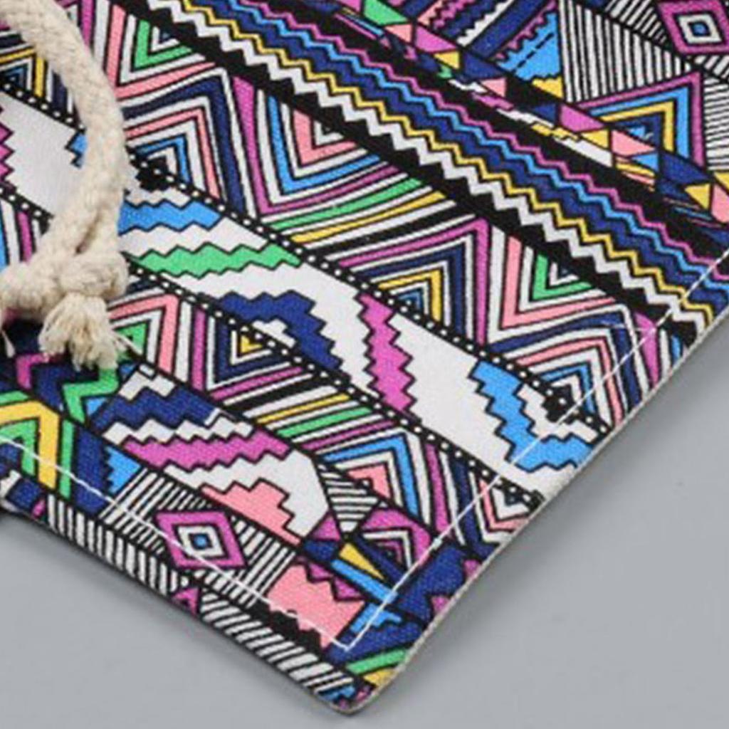 Pencil Wrap Roll Up 72 Slots  Ethnic Style Soft Thick Canvas Pen Curtain for Artist Author Chi