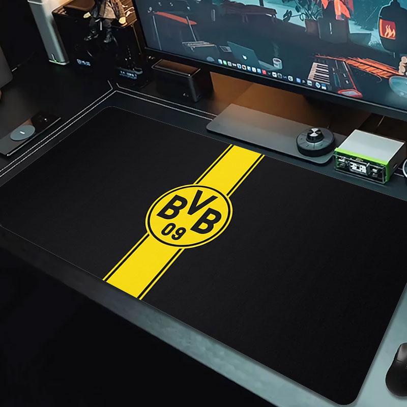 Borussia Large Size Mouse Pad Large Gaming Table Cushion Non-slip Laptop Tablet Big Mousepad XXL Mat Mini PC Playmat With Lock edge