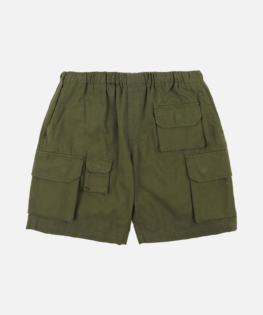 FRIZMWORKS Canvas Multi Pocket Shorts _ Olive