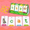 Visual Words Flash Cards Alphabet ABC English Words Shape Recognition Preschool Learning Educational Cognitive Flashcard Toddlers Boys Girls