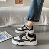 Модные маленькие белые туфли женские 2024 новые для девочек на толстой подошве низкие кеды весенне-осенняя повседневная спортивная обувь